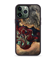 iPhone 13 Pro Max Wood Phone Case - Wm (Red, 800749)