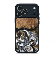 iPhone 17 Pro Max Wood Phone Case - Jerry (Black & White, 800755)