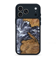 iPhone 17 Pro Max Wood Phone Case - Nikki (Black & White, 800756)