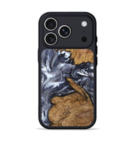 iPhone 17 Pro Wood Phone Case - Nikki (Black & White, 800756)