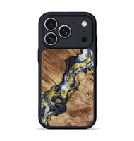 iPhone 17 Pro Wood Phone Case - Yousef (Black & White, 800757)