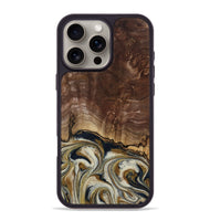 iPhone 16 Pro Max Wood Phone Case - Kyle (Black & White, 800768)