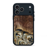 iPhone 17 Pro Max Wood Phone Case - Kyle (Black & White, 800768)