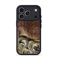 iPhone 17 Pro Wood Phone Case - Kyle (Black & White, 800768)