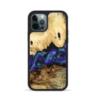 iPhone 12 Pro Wood Phone Case - West (Purple, 800775)