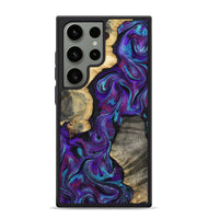 Galaxy S24 Ultra Wood Phone Case - Heidy (Purple, 800776)