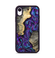 iPhone Xr Wood Phone Case - Heidy (Purple, 800776)