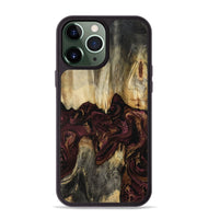 iPhone 13 Pro Max Wood Phone Case - Madie (Red, 800777)