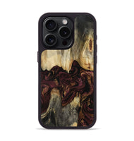 iPhone 15 Pro Wood Phone Case - Madie (Red, 800777)