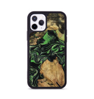 iPhone 11 Pro Wood Phone Case - Marlys (Green, 800779)