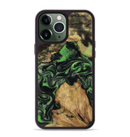 iPhone 13 Pro Max Wood Phone Case - Marlys (Green, 800779)
