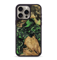 iPhone 15 Pro Max Wood Phone Case - Marlys (Green, 800779)
