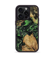 iPhone 15 Pro Wood Phone Case - Marlys (Green, 800779)
