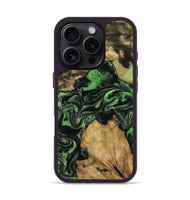 iPhone 16 Pro Wood Phone Case - Marlys (Green, 800779)