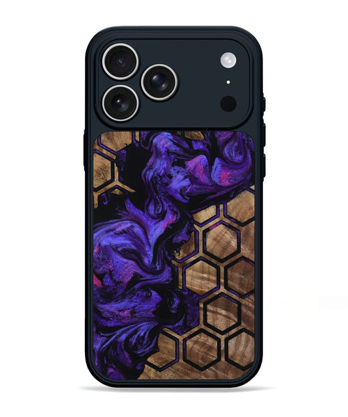 iPhone 17 Pro Max Wood Phone Case - Burl (Pattern, 800787)