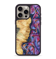iPhone 15 Pro Max Wood Phone Case - Marisol (Blue, 800807)