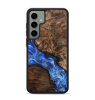 Galaxy S24 Plus Wood Phone Case - Johnie (Blue, 800809)