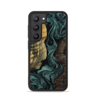 Galaxy S23 Wood Phone Case - Josette (Green, 800810)