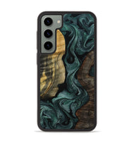 Galaxy S23 Plus Wood Phone Case - Josette (Green, 800810)