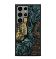 Galaxy S24 Ultra Wood Phone Case - Josette (Green, 800810)