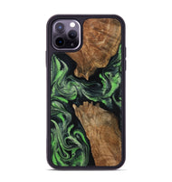 iPhone 11 Pro Max Wood Phone Case - Andre (Green, 800815)