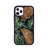 iPhone 11 Pro Wood Phone Case - Andre (Green, 800815)