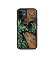 iPhone 12 mini Wood Phone Case - Andre (Green, 800815)