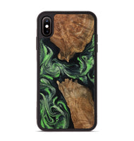 iPhone Xs Max Wood Phone Case - Andre (Green, 800815)