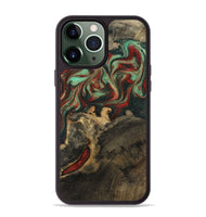 iPhone 13 Pro Max Wood Phone Case - Daron (Green, 800816)