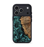 iPhone 17 Pro Wood Phone Case - Aspyn (Green, 800817)