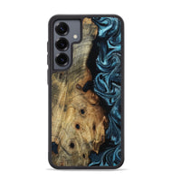 Galaxy S25 Plus Wood Phone Case - Daryl (Blue, 800825)
