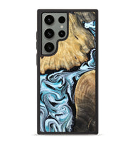 Galaxy S23 Ultra Wood Phone Case - Rick (Blue, 800826)