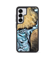 Galaxy S25 Wood Phone Case - Rick (Blue, 800826)