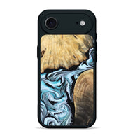 iPhone 17 Air Wood Phone Case - Rick (Blue, 800826)