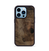 iPhone 14 Pro Wood Phone Case - Eugene (Wood Burl, 800846)