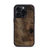 iPhone 15 Pro Wood Phone Case - Eugene (Wood Burl, 800846)