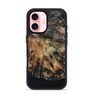 iPhone 16 Wood Phone Case - Wrenley (Wood Burl, 800905)