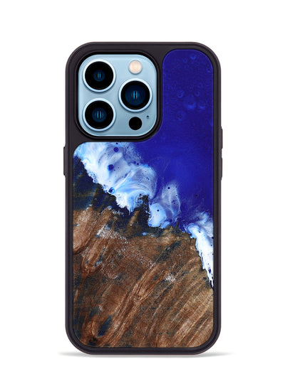 iPhone 14 Pro Wood Phone Case - Stormi (Coastal, 800919)