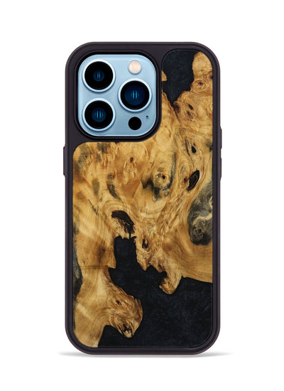 iPhone 14 Pro Wood Phone Case - Julius (Wood Burl, 800923)