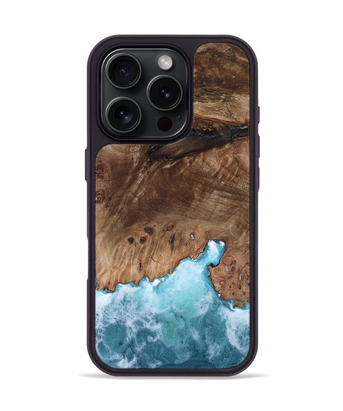 iPhone 16 Pro Wood Phone Case - Jerad (Coastal, 800944)