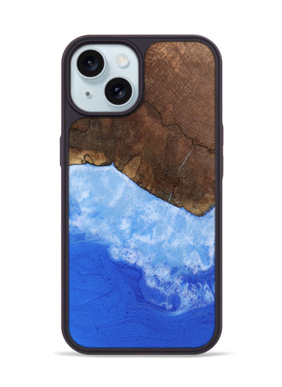 iPhone 15 Wood Phone Case - Abbie (Coastal, 800945)