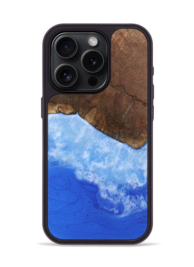 iPhone 15 Pro Wood Phone Case - Abbie (Coastal, 800945)