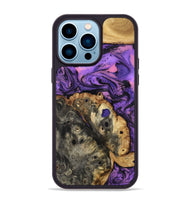 iPhone 14 Pro Max Wood Phone Case - Legacy (Purple, 800992)
