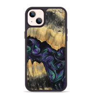 iPhone 14 Plus Wood Phone Case - Zaiden (Purple, 800996)