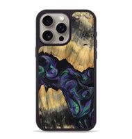 iPhone 15 Pro Max Wood Phone Case - Zaiden (Purple, 800996)
