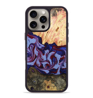 iPhone 16 Pro Max Wood Phone Case - Jolie (Red, 800999)