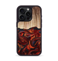 iPhone 15 Pro Wood Phone Case - Pinkie (Red, 801000)