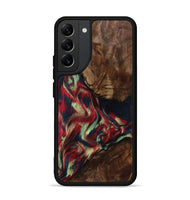 Galaxy S22 Plus Wood Phone Case - Madisyn (Red, 801001)
