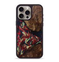 iPhone 15 Pro Max Wood Phone Case - Madisyn (Red, 801001)