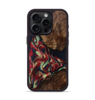 iPhone 15 Pro Wood Phone Case - Madisyn (Red, 801001)